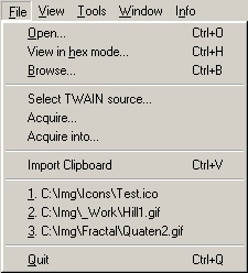 File Menu